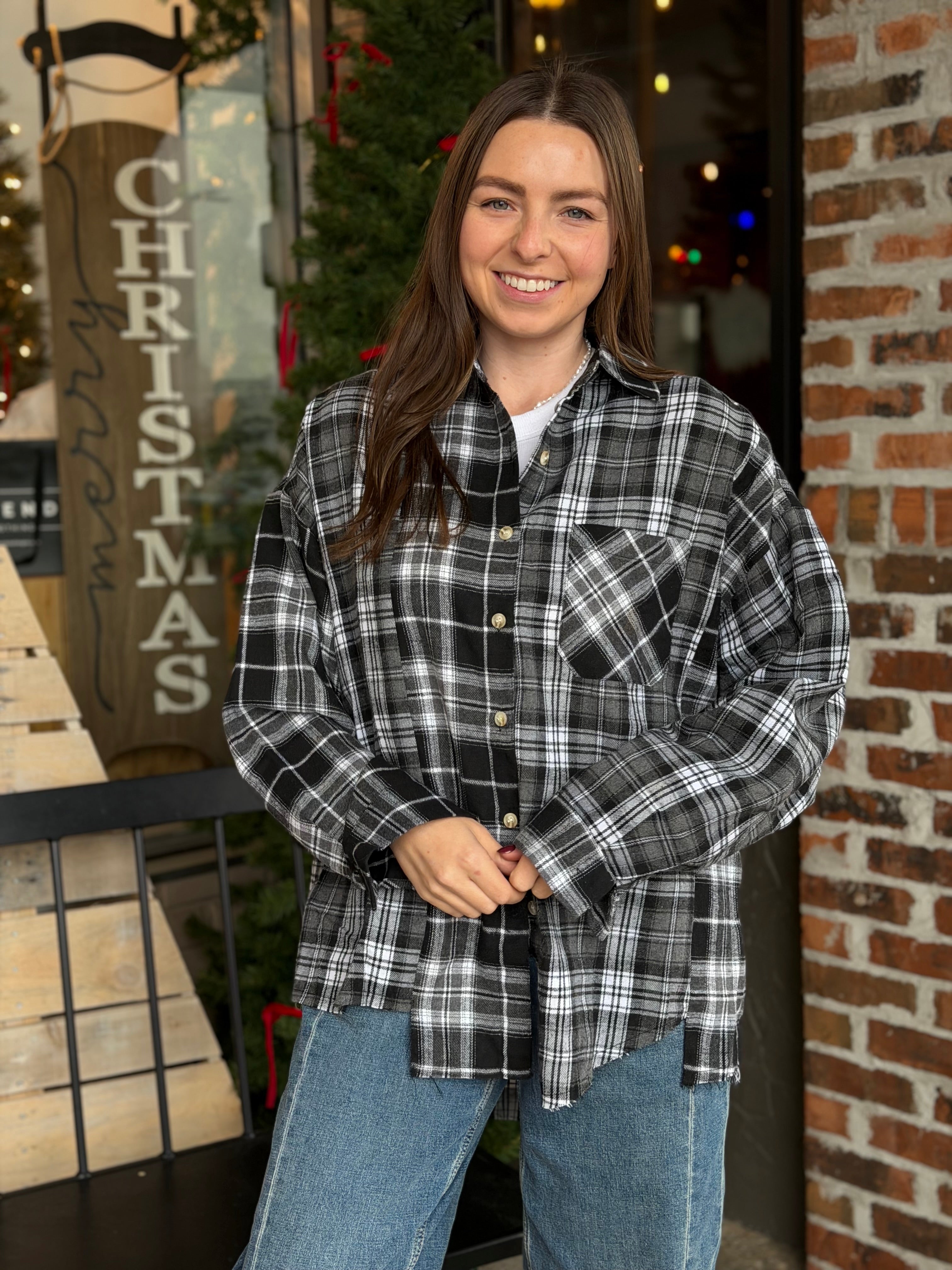 Black Flannel Shirt