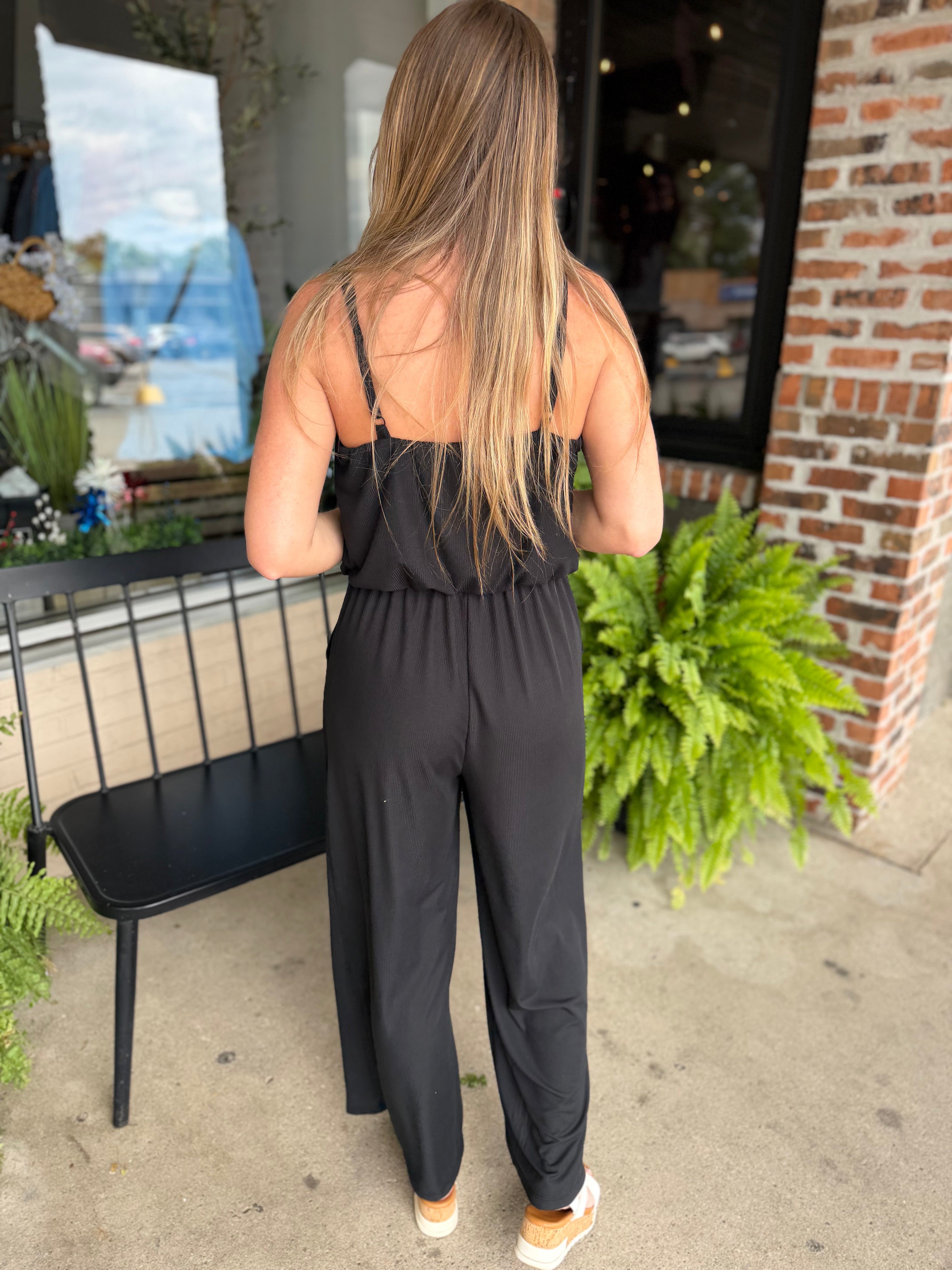 Black Wide Leg Jumpsuit