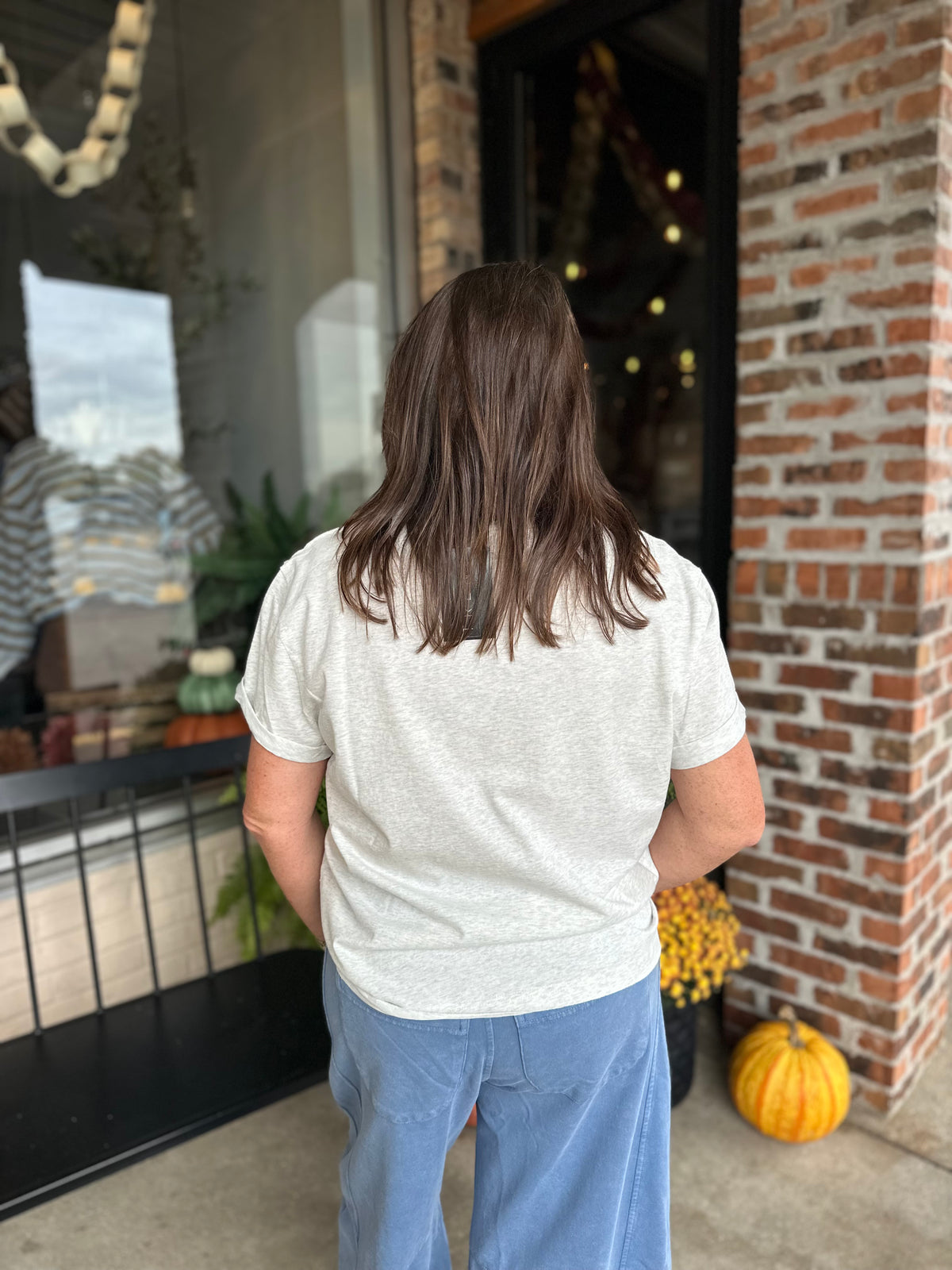Light Heather Grey Short Sleeve Baby Tee
