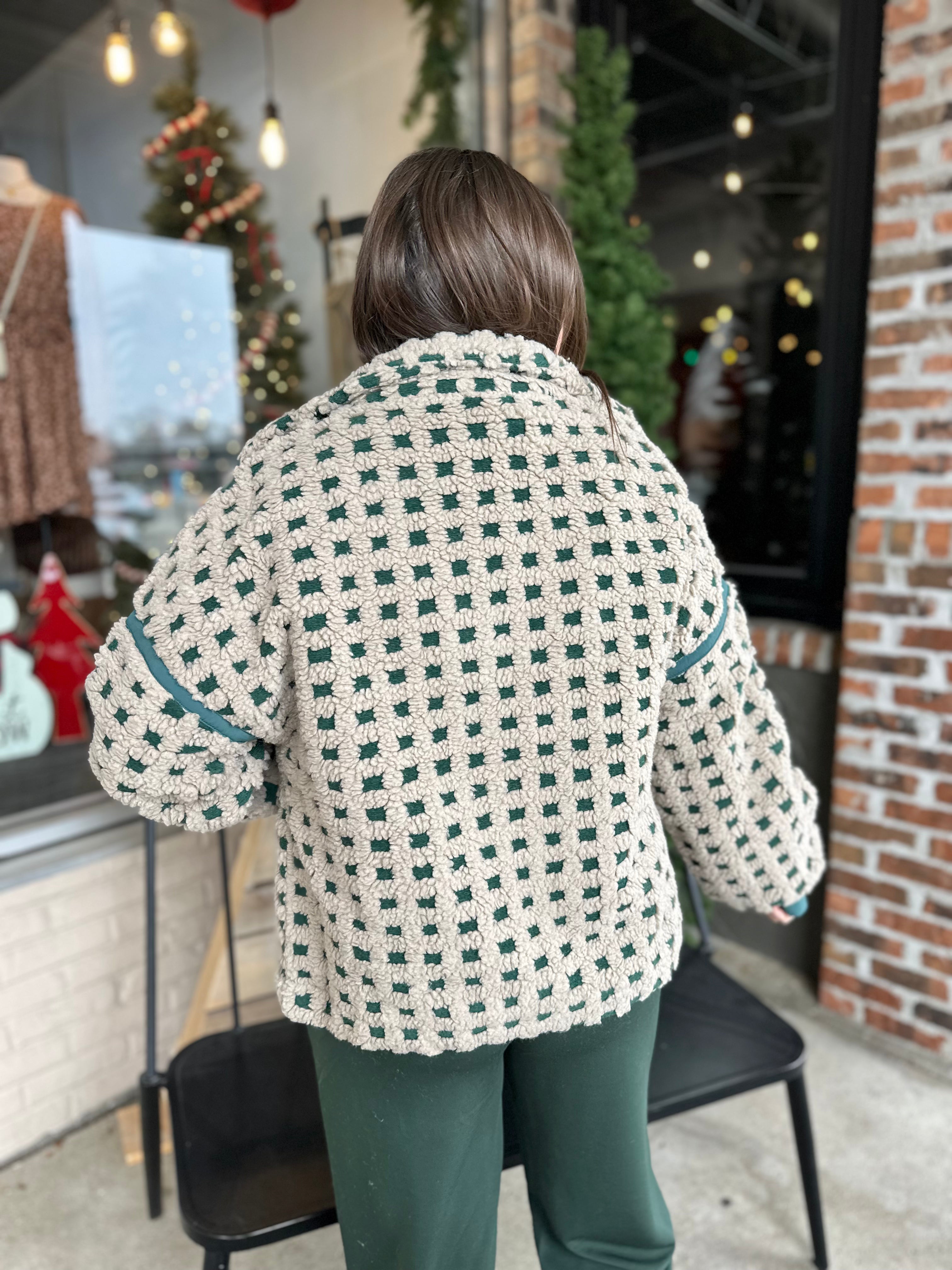 Checker Fleece Jacket