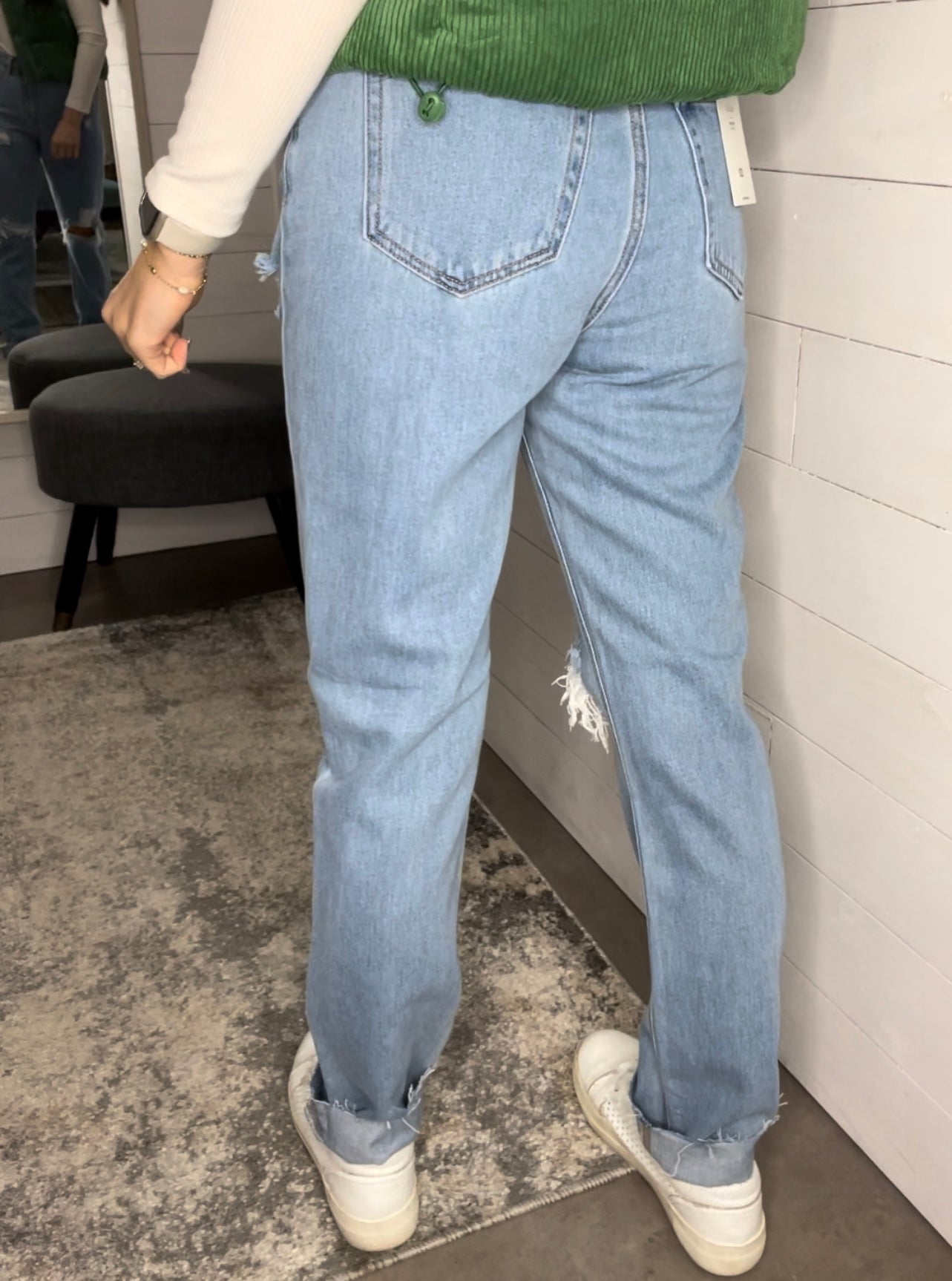 High Rise Light Denim