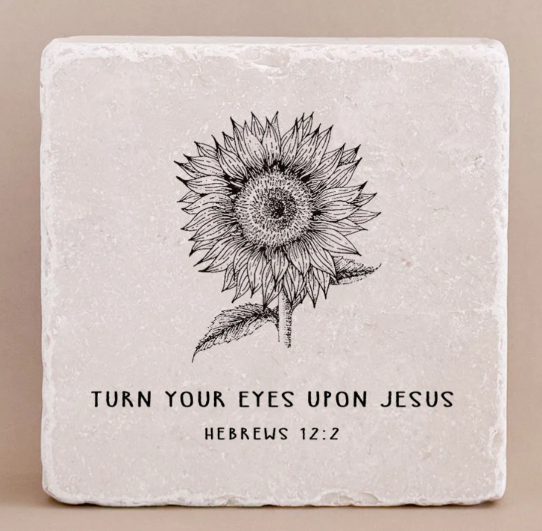Small Block - Sunflower - Hebrews 12:2