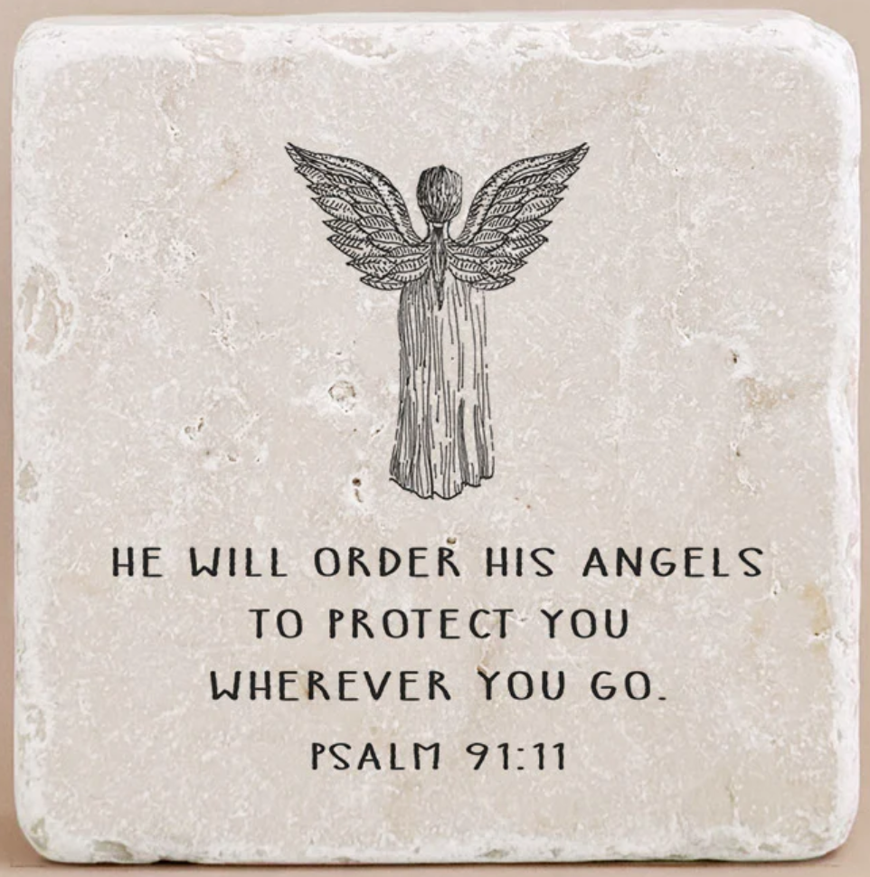 Small Block - Psalm 91:11 Angel