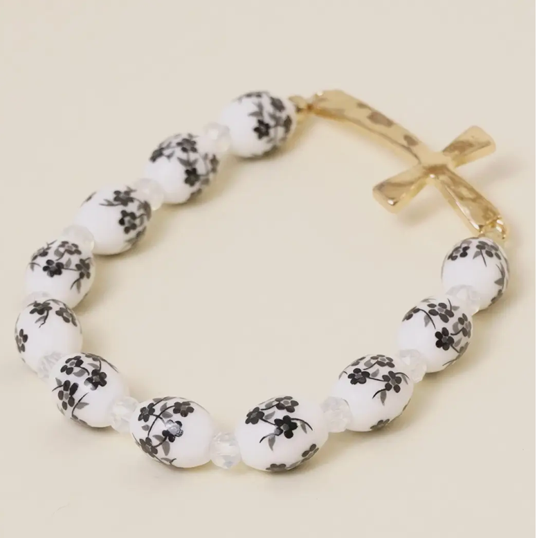 Cross Stretch Bracelet