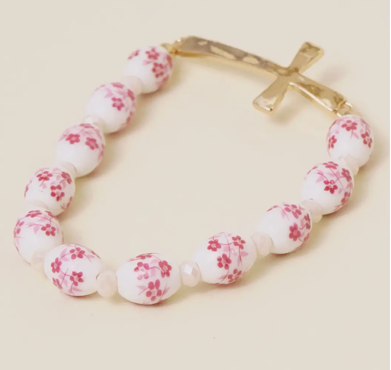 Cross Stretch Bracelet