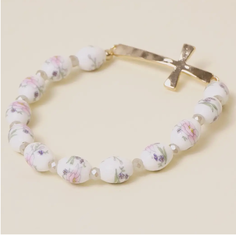 Cross Stretch Bracelet