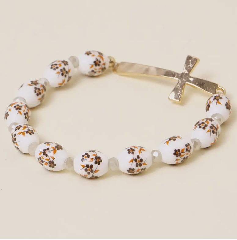 Cross Stretch Bracelet