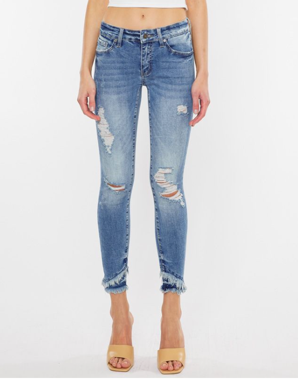 Fray Hem Denim