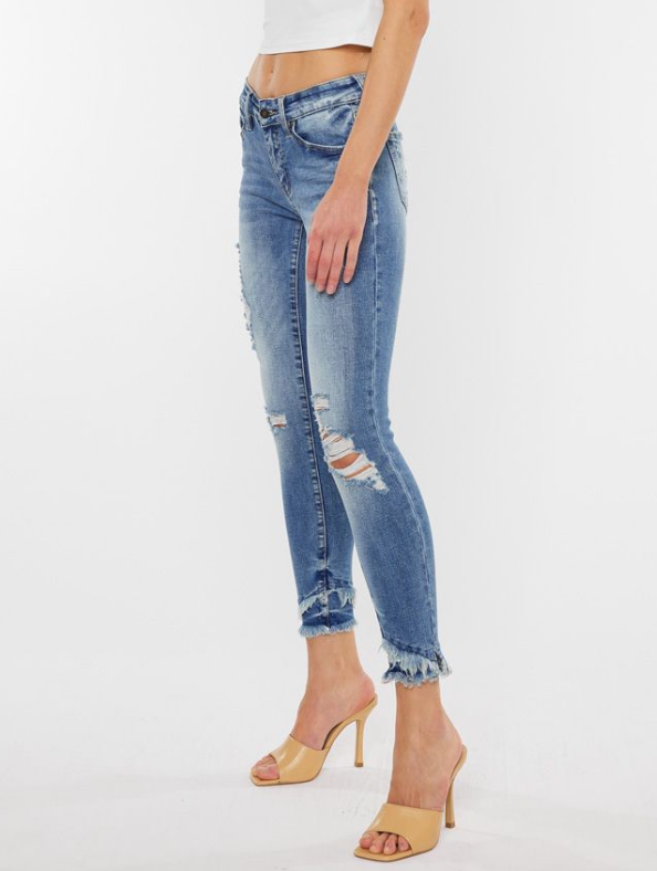 Fray Hem Denim