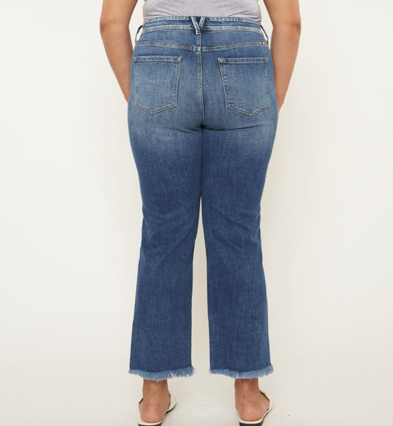 Plus High Rise Slim Straight