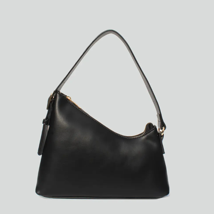 Mini Half Moon Tote Black A2114