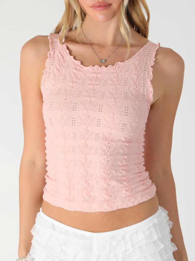 Floral Edge Top