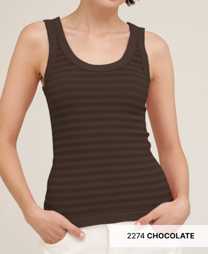 Reversible Striped Tank