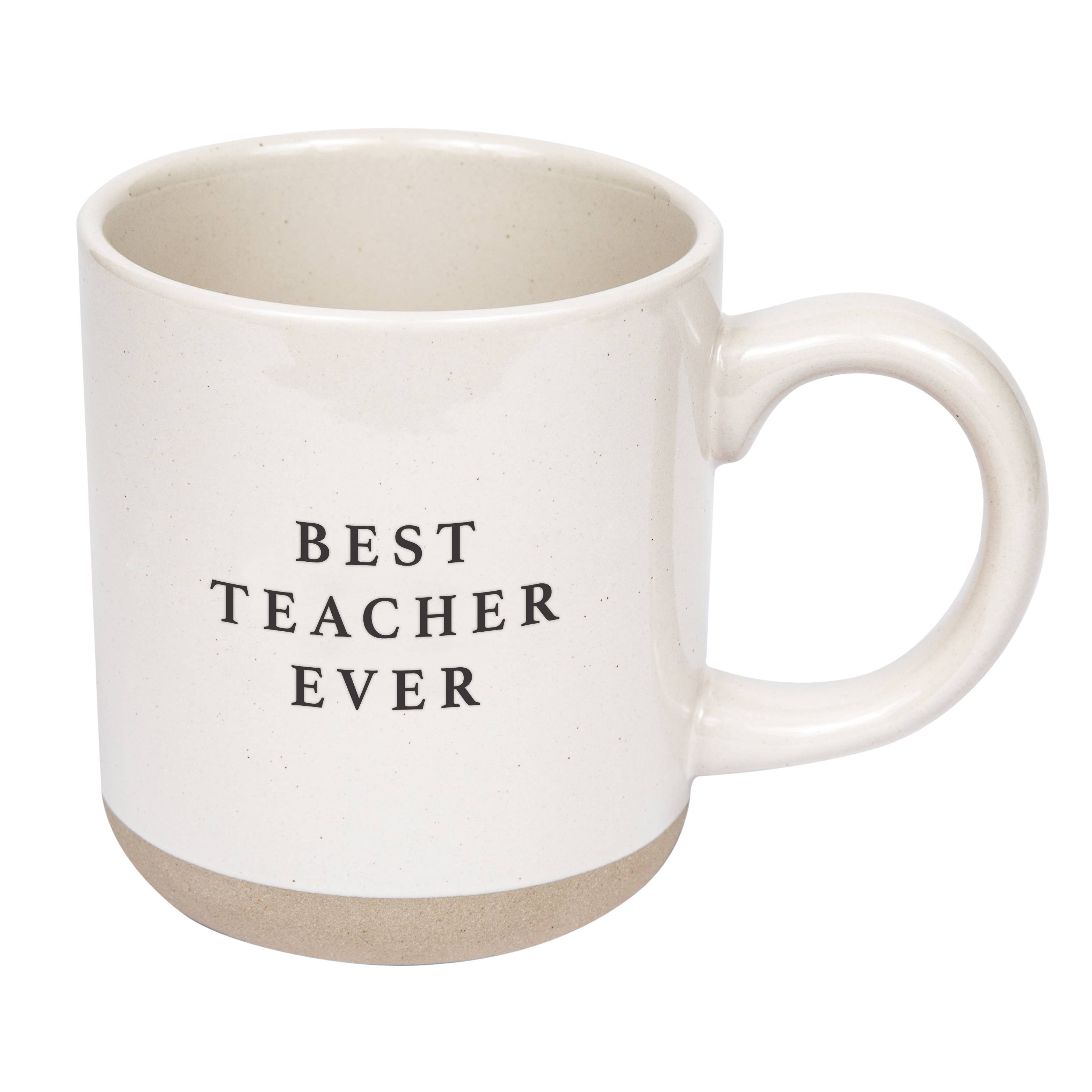 Best Teacher Ever Stoneware Coffee Mug