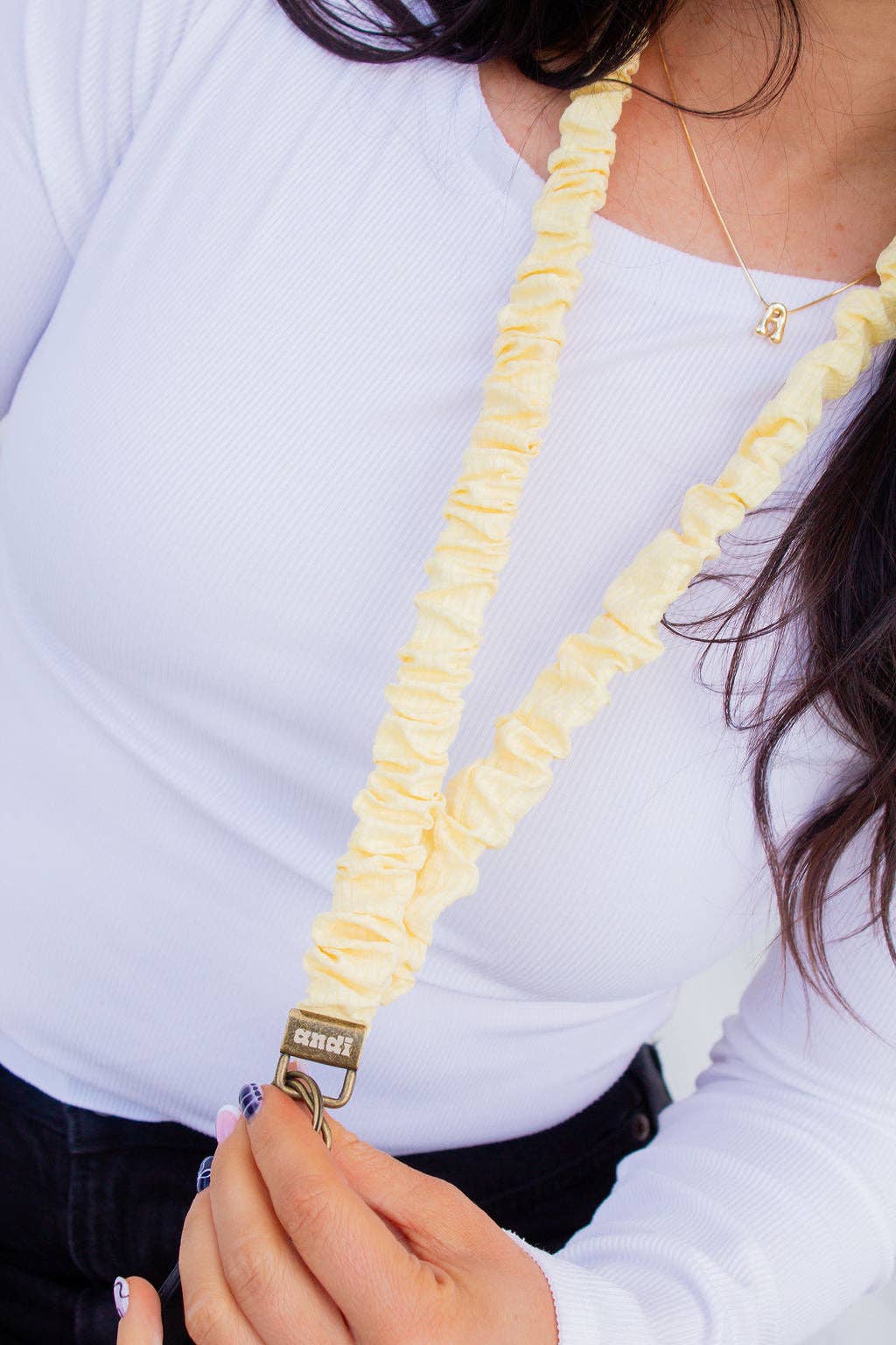 Butter Yellow Lanyard