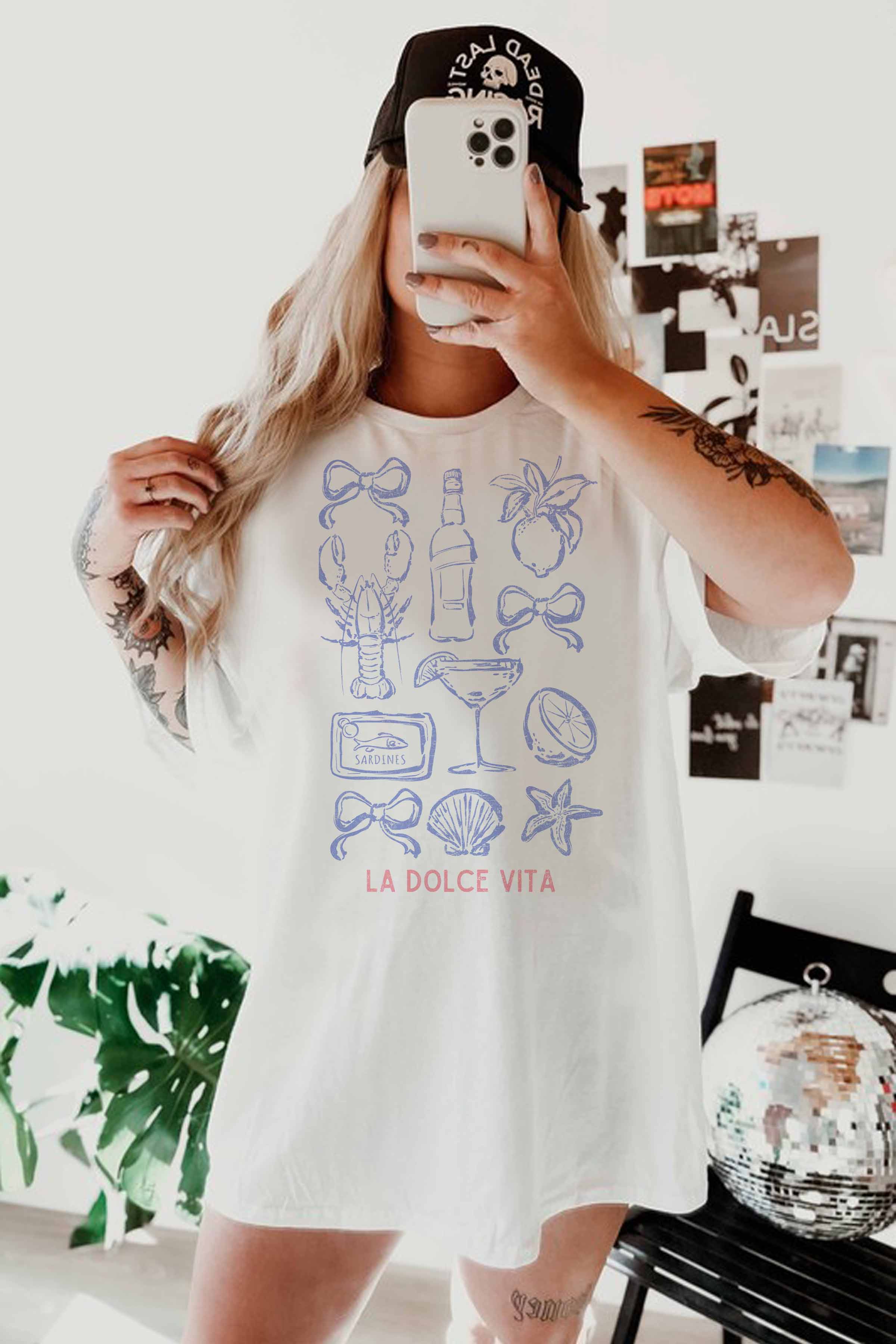 LA DOLCE VITA OVERSIZED TEE