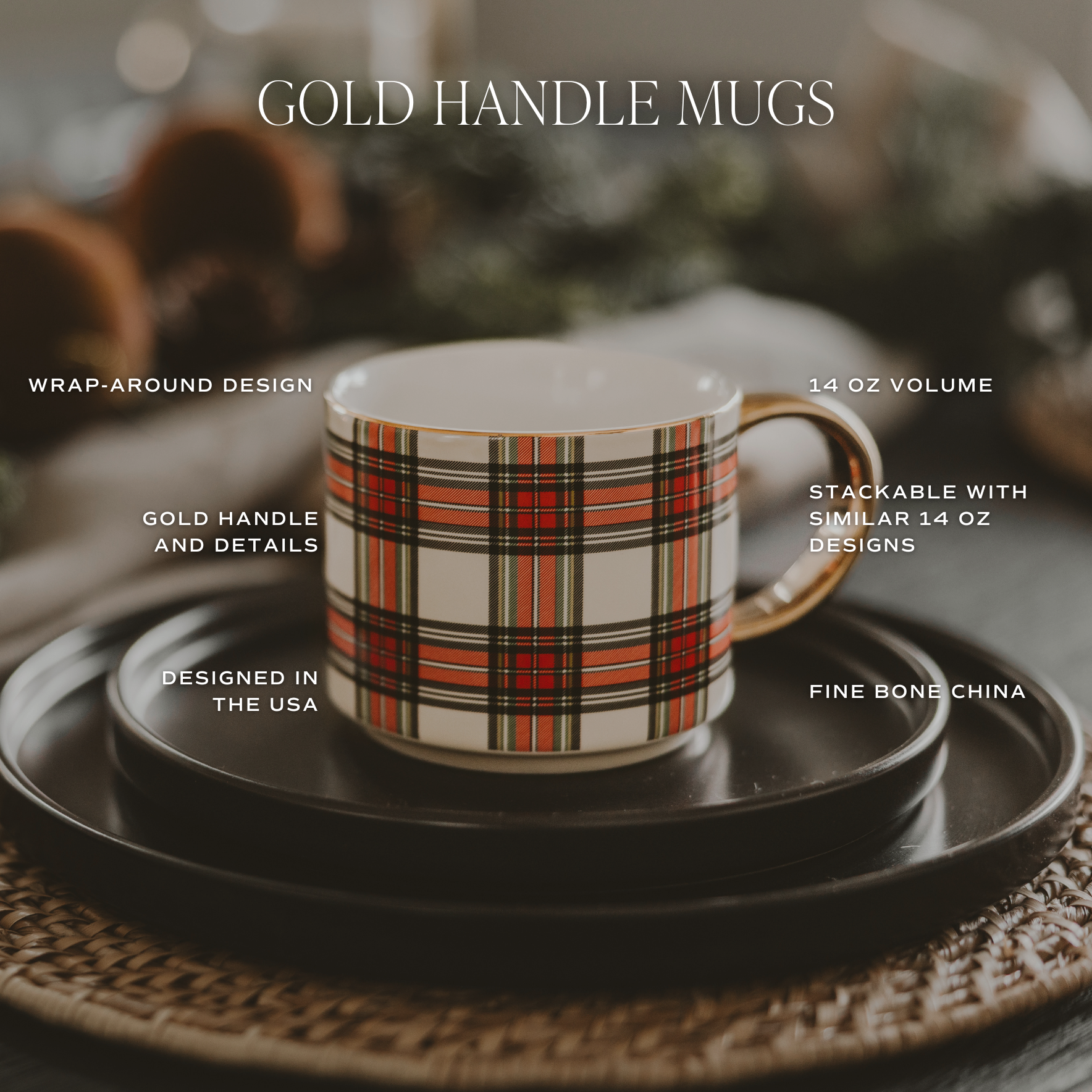 Green Stripe Coffee Mug