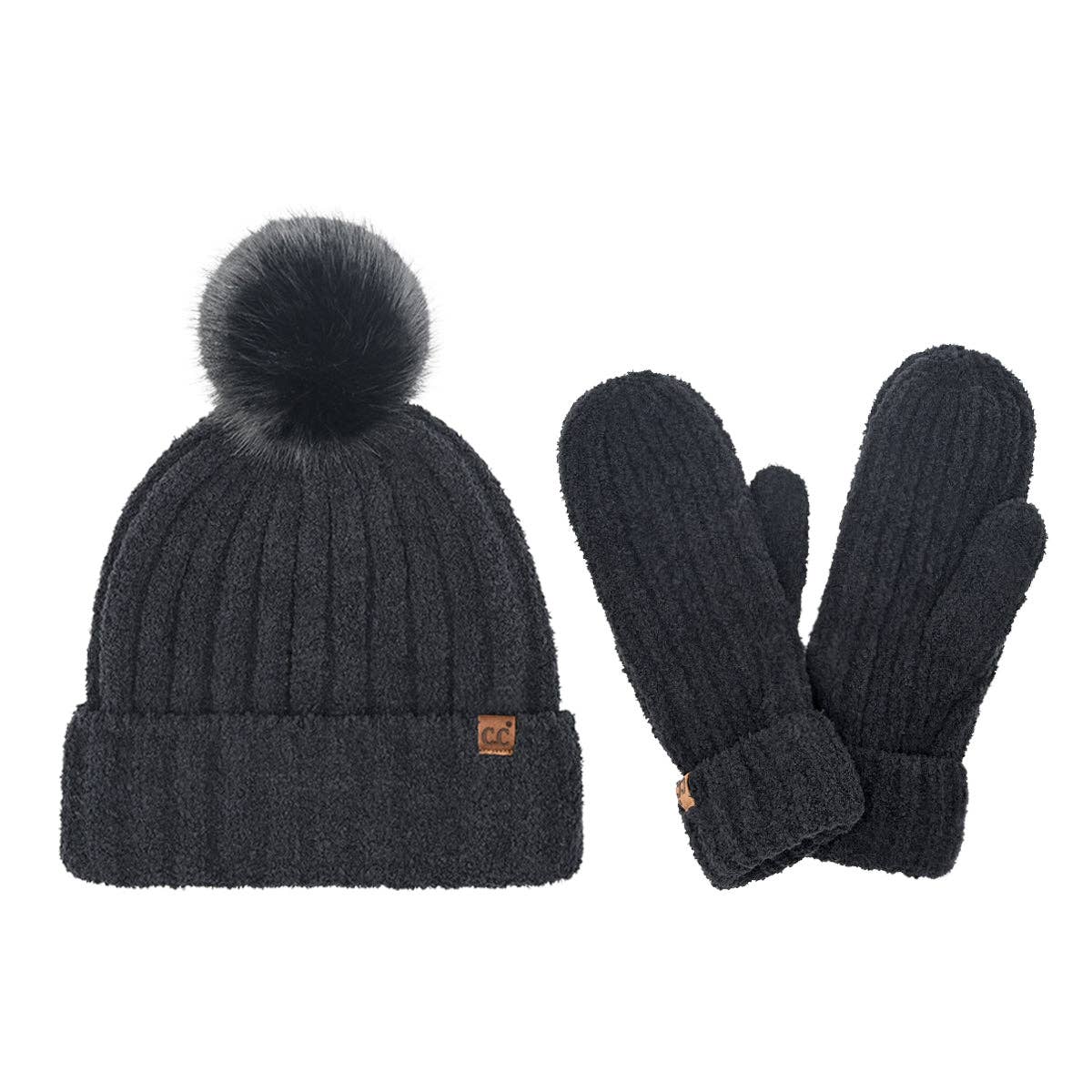 Black Hat and Mitten Set