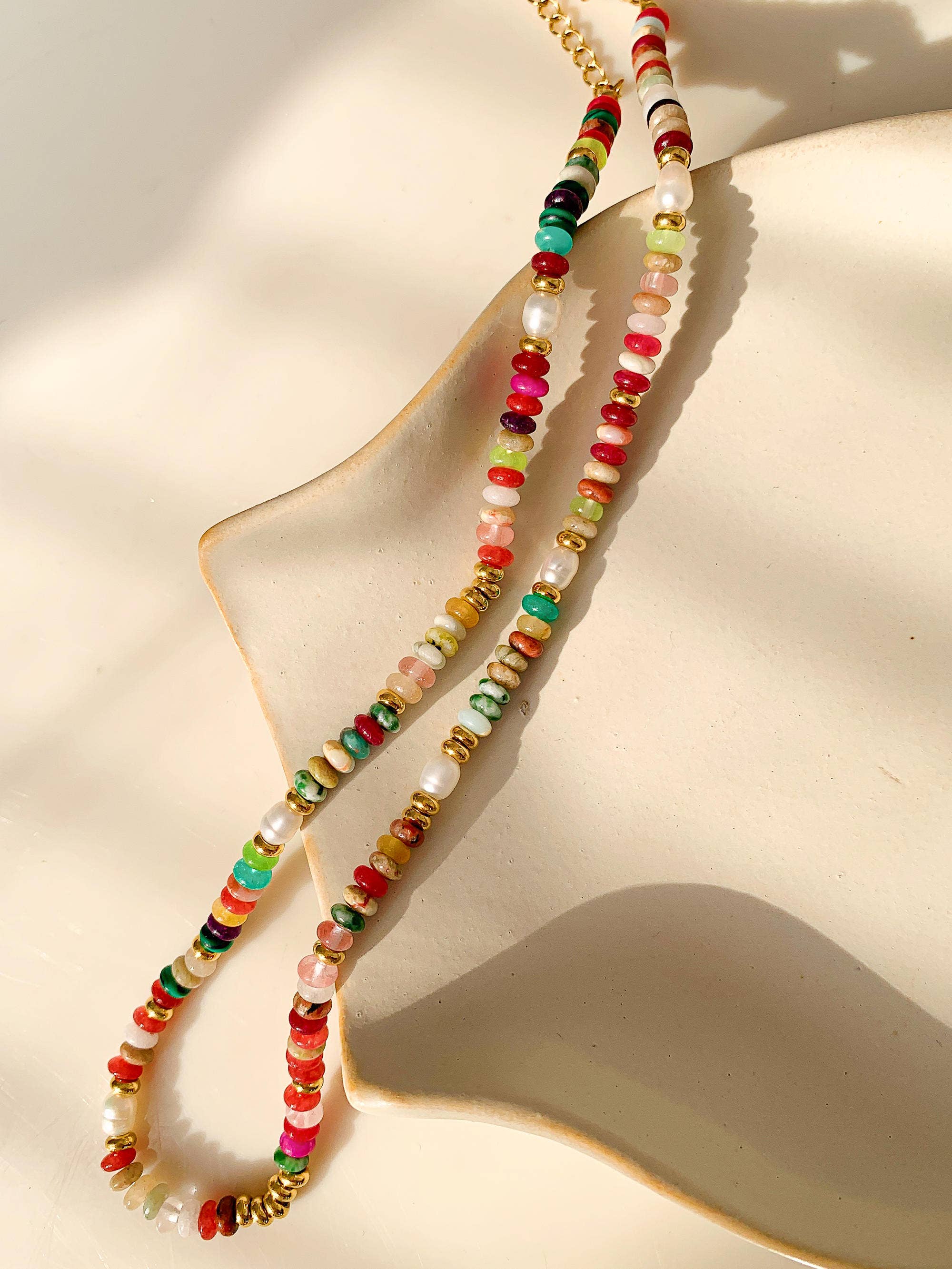 Sunny Non-Tarnish Beaded Necklace