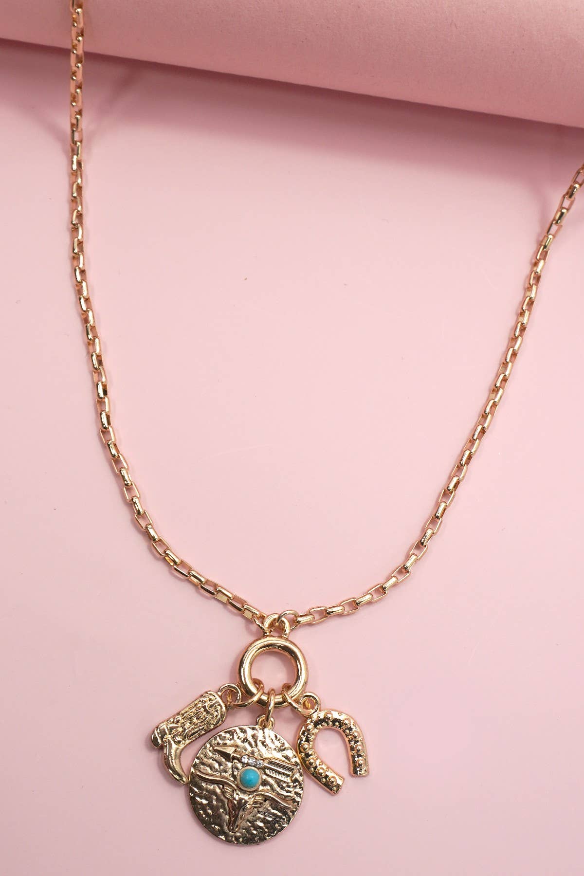 WESTERN BOOT HORSESHOE Necklace