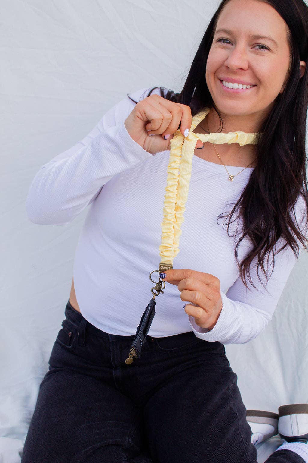 Butter Yellow Lanyard