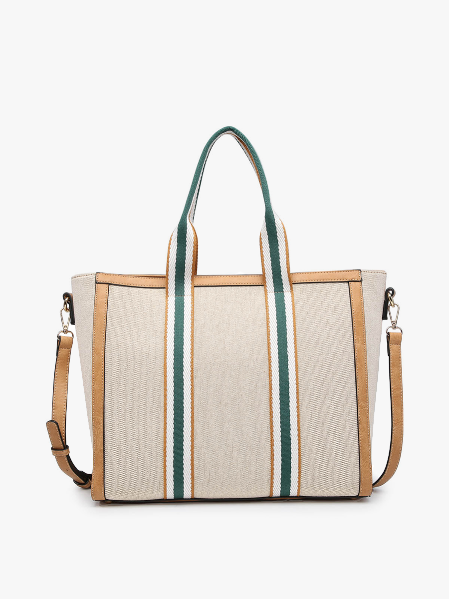 Brown Haley Canvas Tote