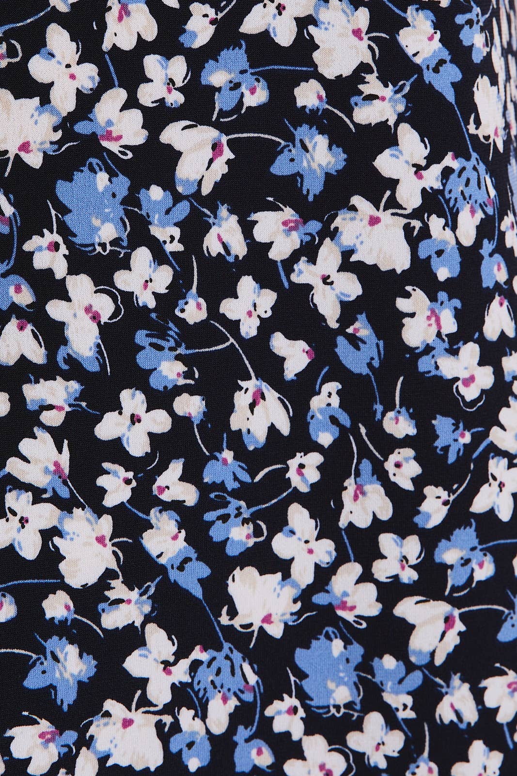 Navy Floral Ditsy Top