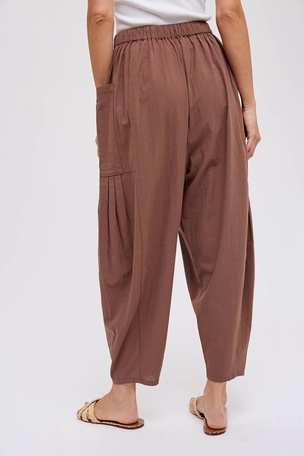 MOCHA HAREM PANTS