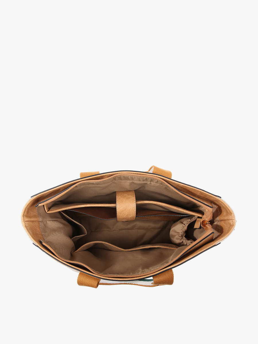Brown Haley Canvas Tote