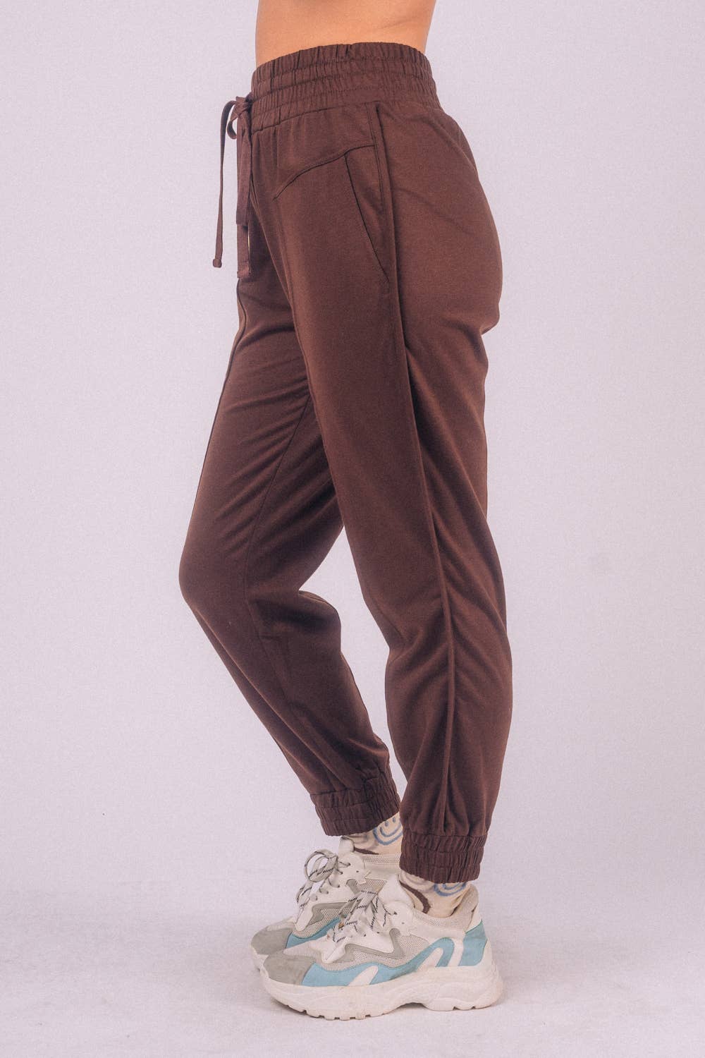 Coffee Knit Joggers - FINAL SALE