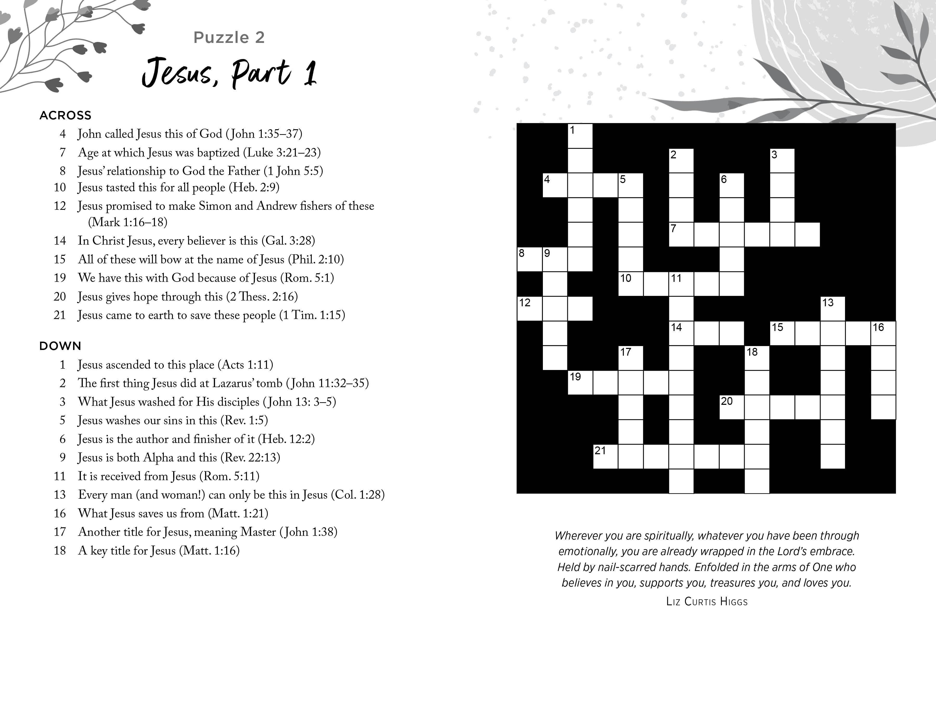 Bible Blessings Crosswords