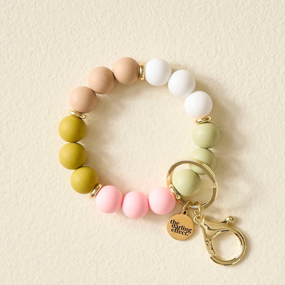 Hands-Free Keychain Wristlet-Sweet Pea