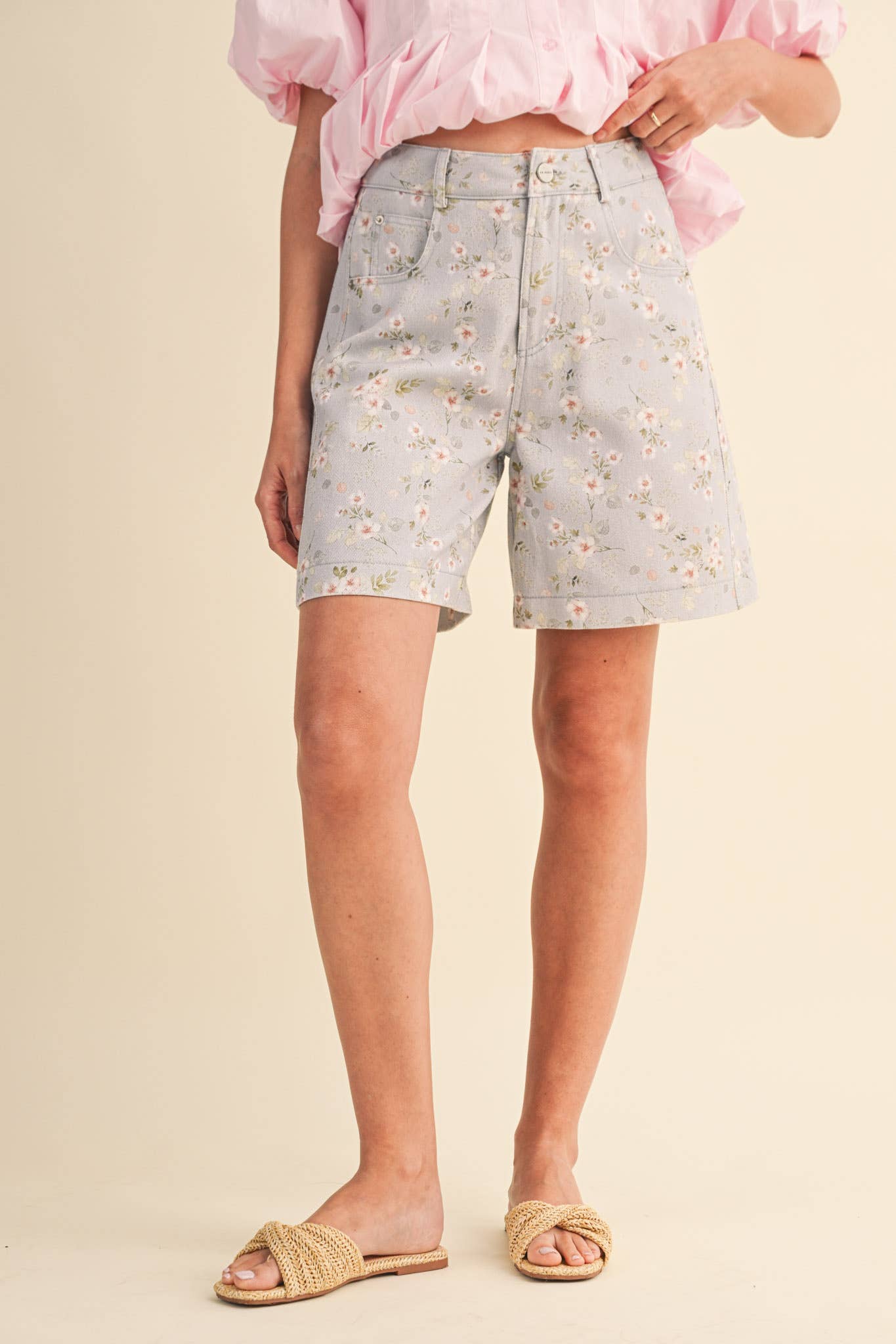 Floral Bermuda Shorts