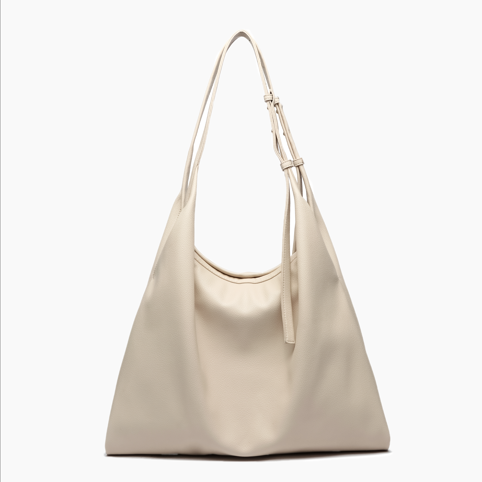 Cream Slouch Tote