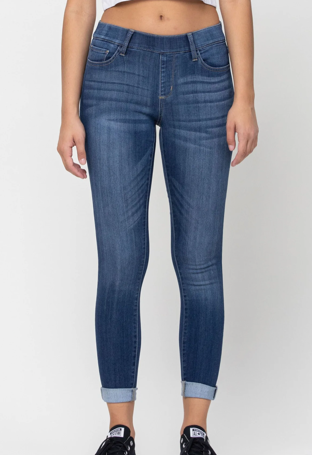Pull On Crop Skinny