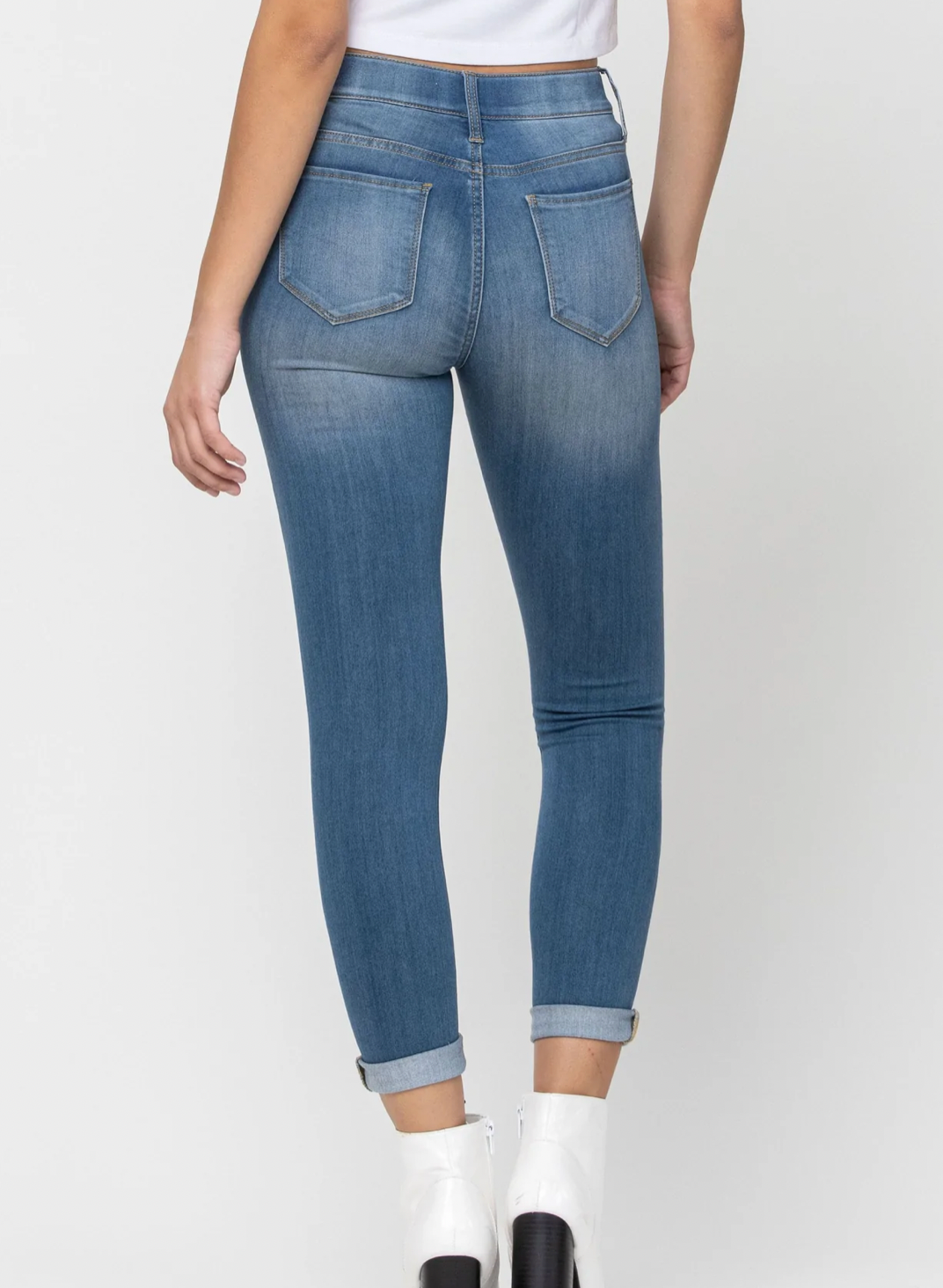 Pull On Crop Skinny