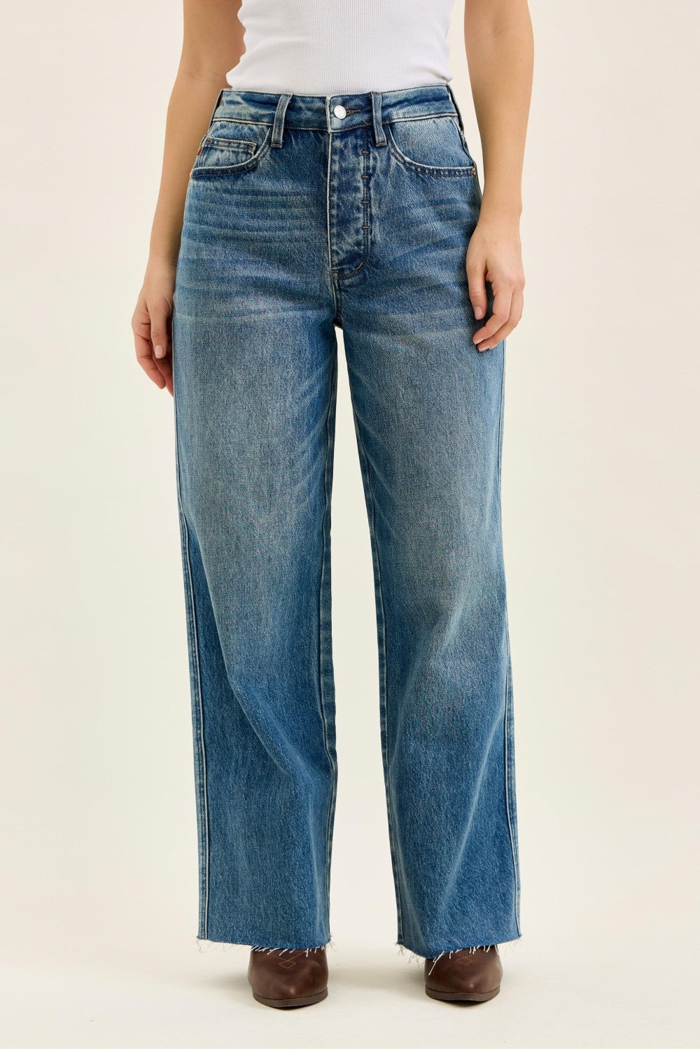 High Waist Baggy Jeans