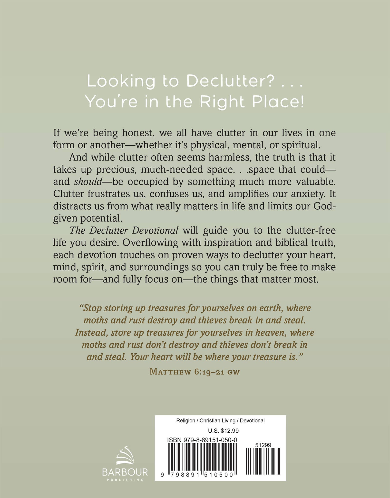 The Declutter Devotional