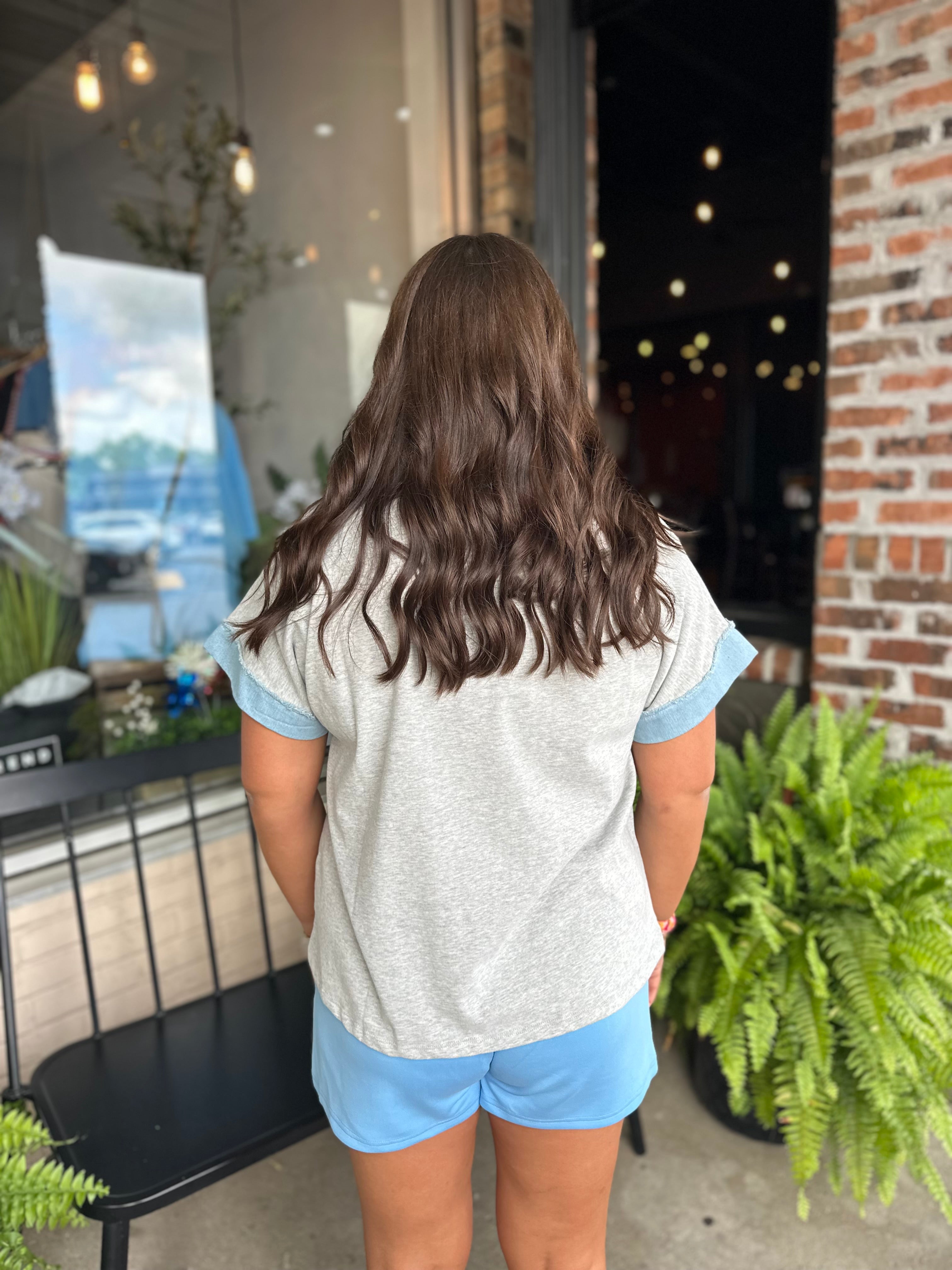 Star Patch Top