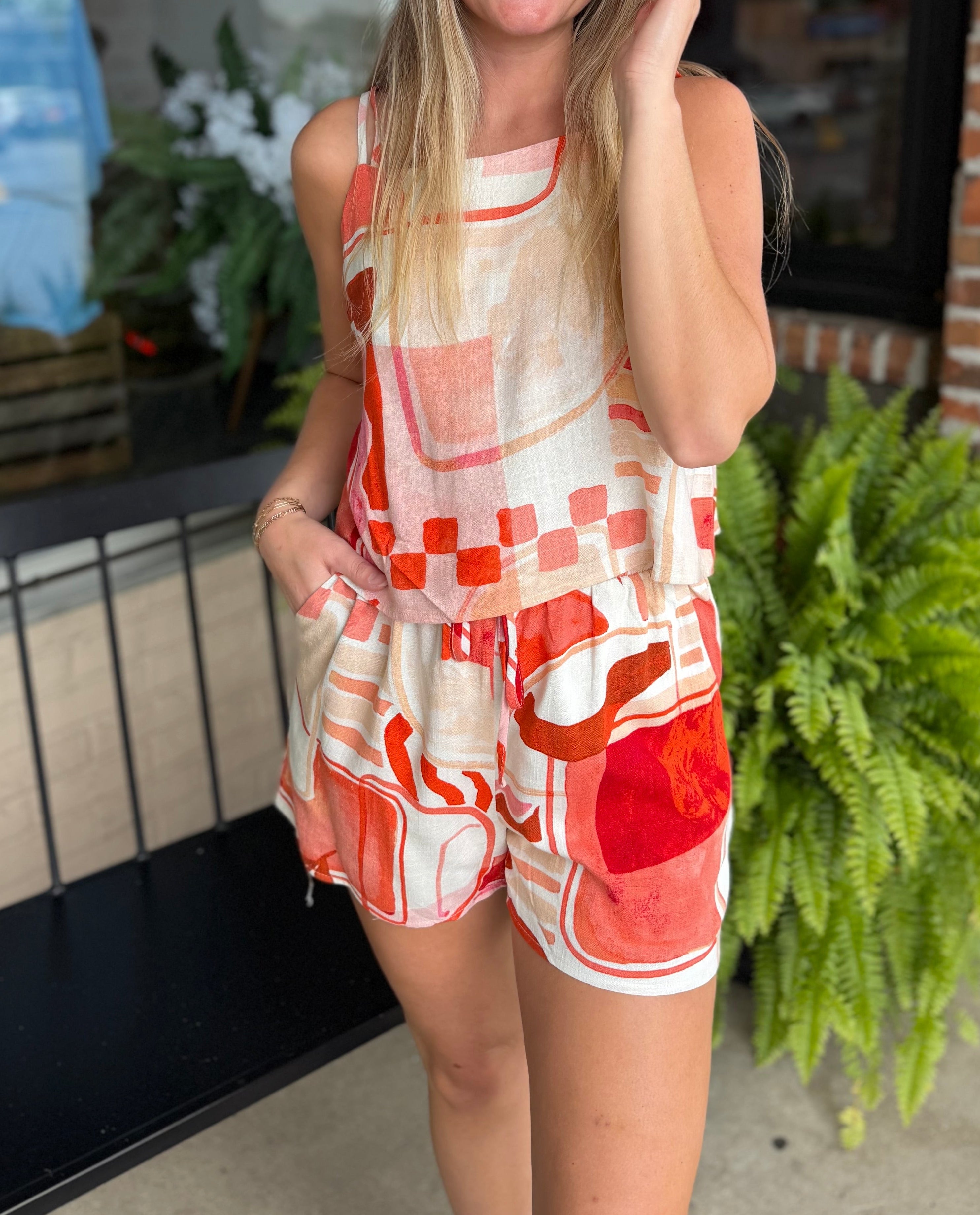 Multi Abstract Shorts
