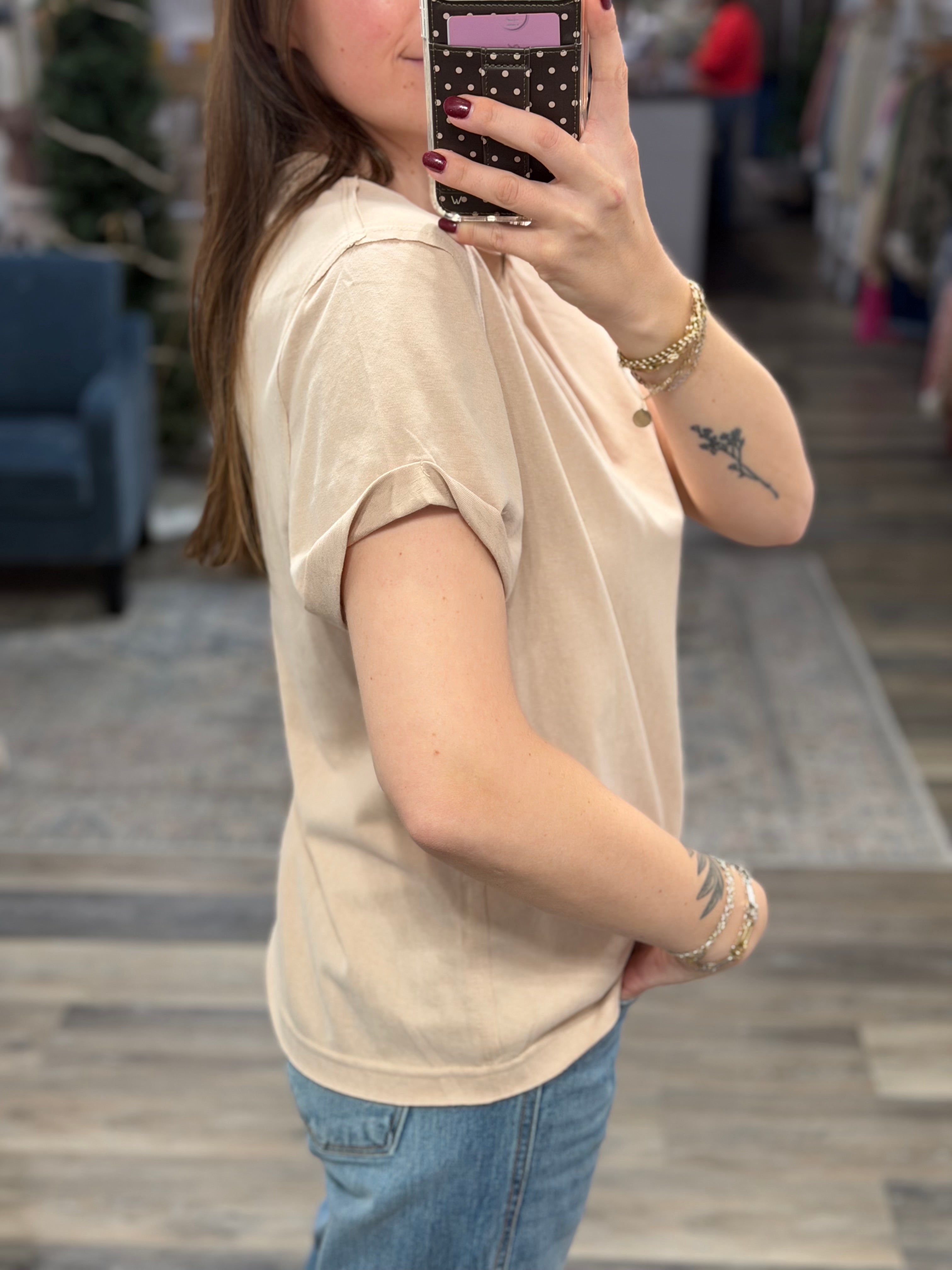 Oat Short Sleeve Baby Tee