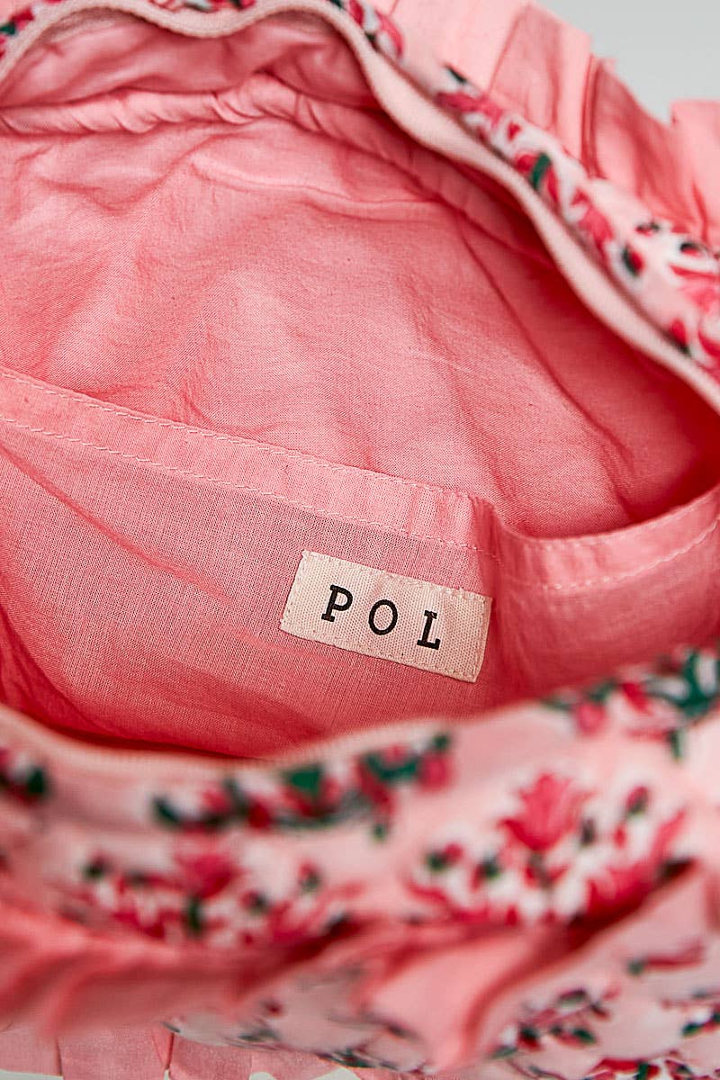 Blush Bloom Ruffle Crossbody Bag