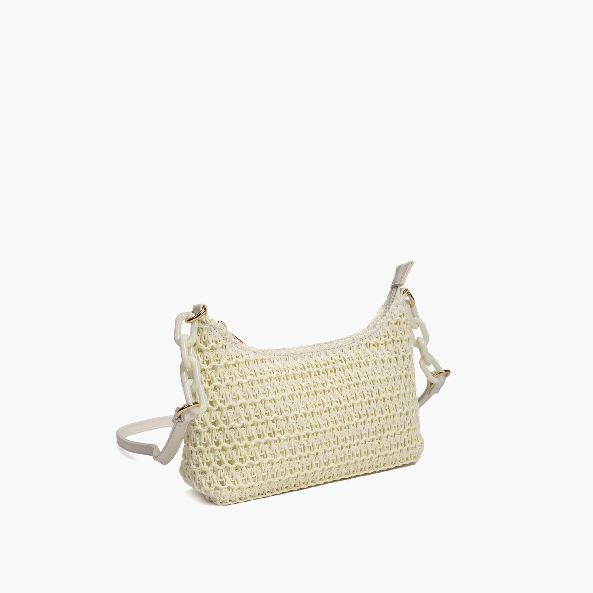 Seaside Mesh Straw Shoulder - FINAL SALE