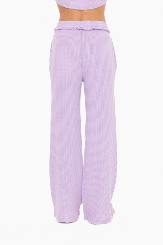 Lavender Mineral Washed Pants