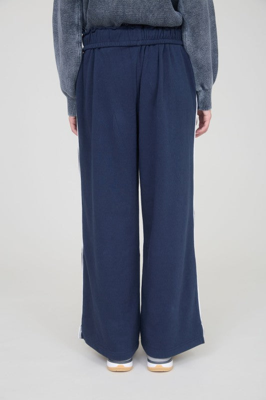 Navy Wide Leg Lounge Pants