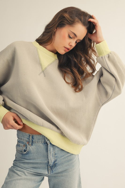 Grey Crewneck Sweatshirt