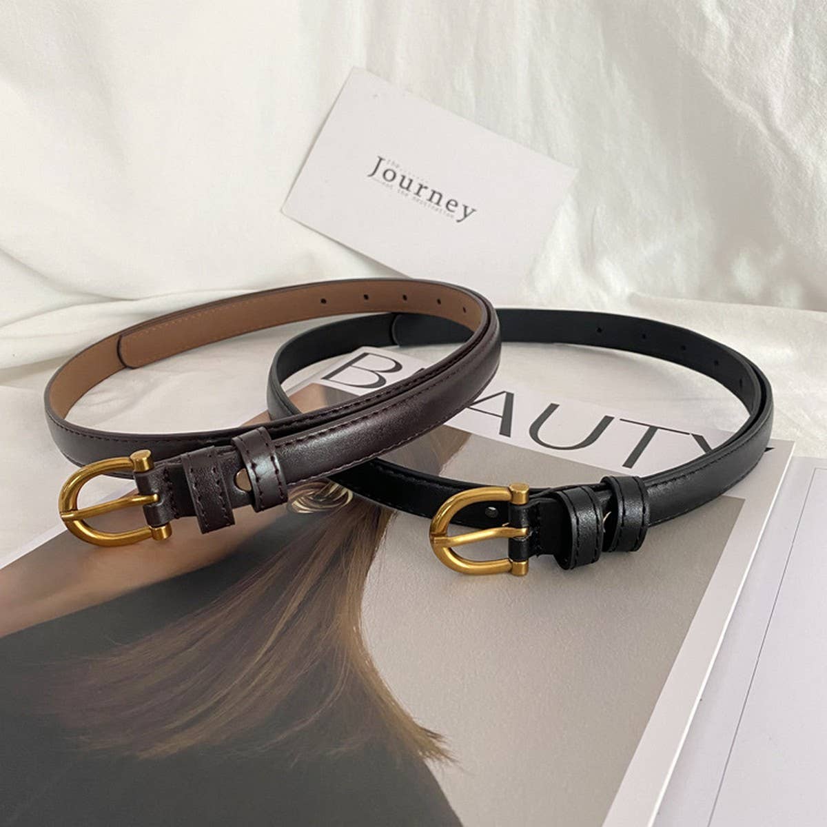 Camel Thin Belt