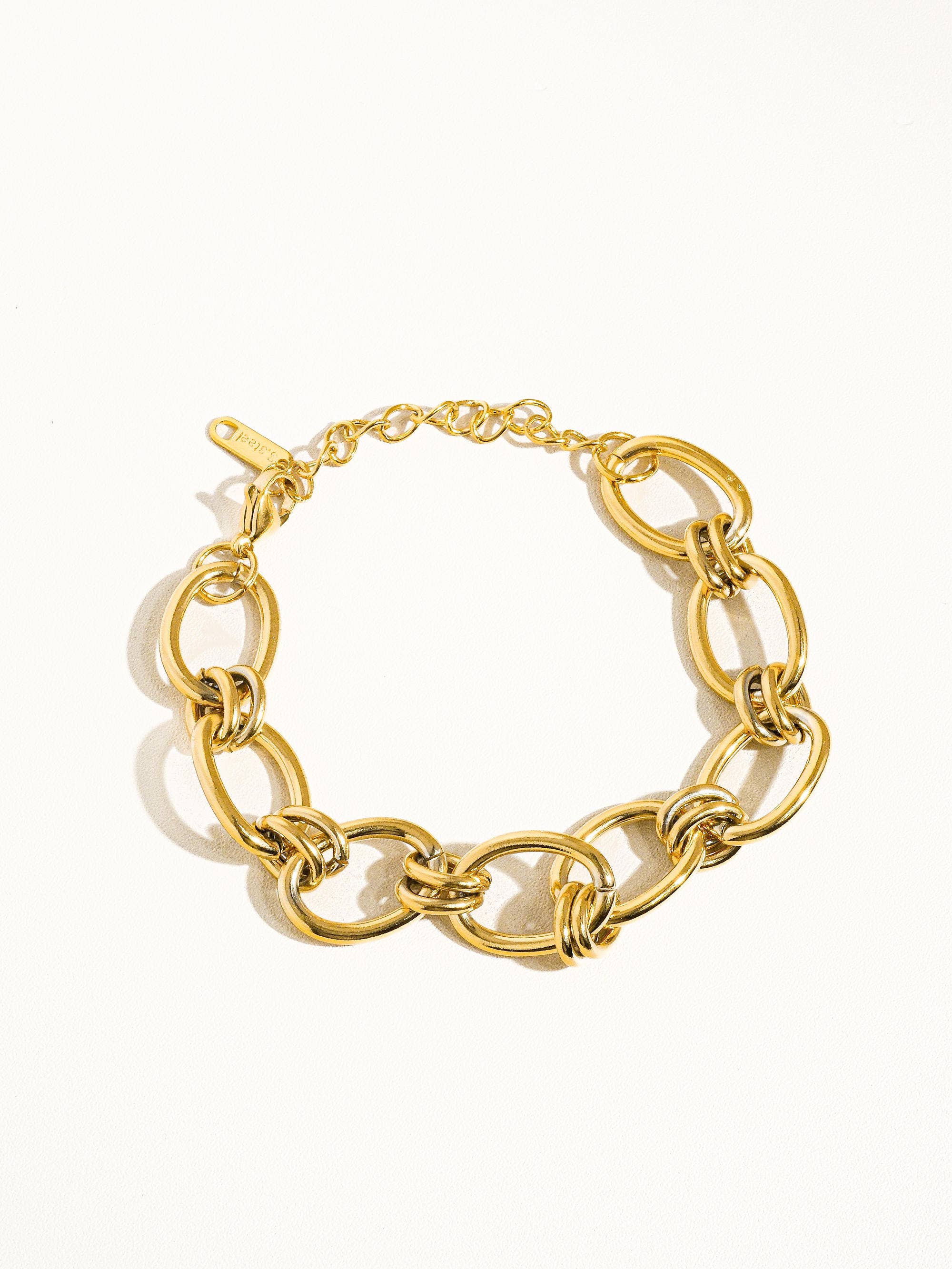 18K Gold Non-Tarnish Bold Chain Bracelet