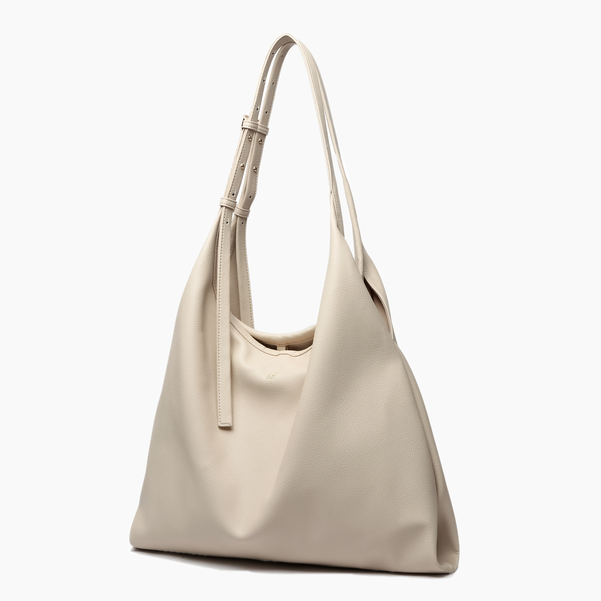 Cream Slouch Tote