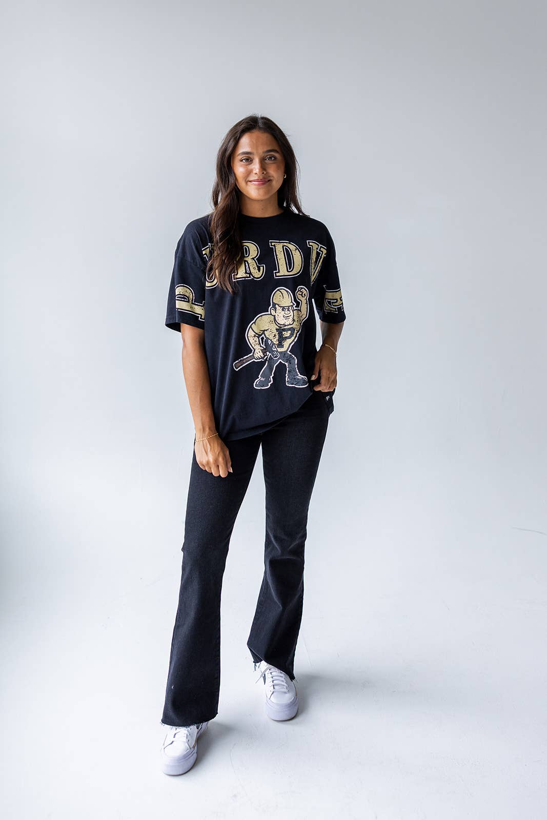 Purdue Oversized Band Tee